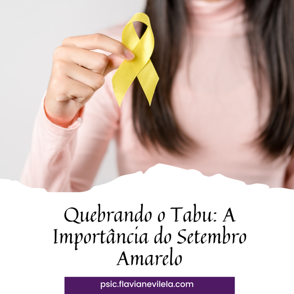 A importancia do setembro amarelo